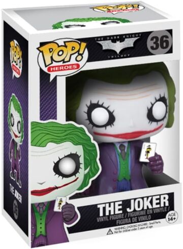 Funko POP Heroes : Dark Knight Movie The Joker Vinyl Figure in Saudi Arabia