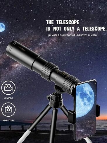 Updated Newest Monocular Telescope 10-300x40 High Magnification Zoom Waterproof Telescope Suitable for Outdoor Bird Watching/Travel in Saudi Arabia