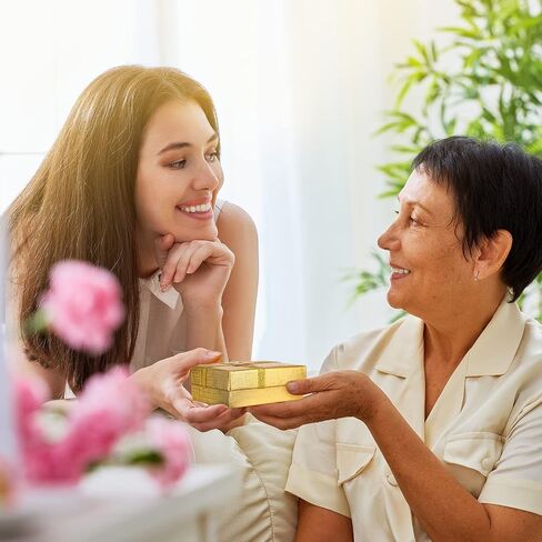 مجموعة علب هدايا مجوهرات الكريسماس 36 قطعة من كينينج، صندوق هدايا صغير مع عقدة شريطية للأغطية للخواتم والأقراط والقلادة (ذهبي) in Kuwait