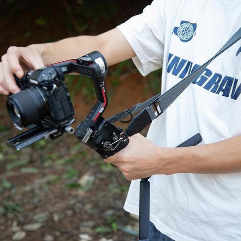RS3 RS2 GIMBAL COTTER COTTER LEGN تقليل حزام قابل للتعديل مع لوحة إطلاق سريعة لـ DJI RS3 RS3 Pro RS2 (فحم الرمادي) in Saudi Arabia
