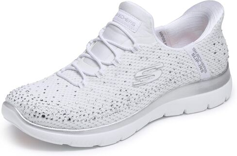 Skechers Sport Women's Summs-Brilliant Shine Hands Free-Slip-ins Sneaker in Saudi Arabia