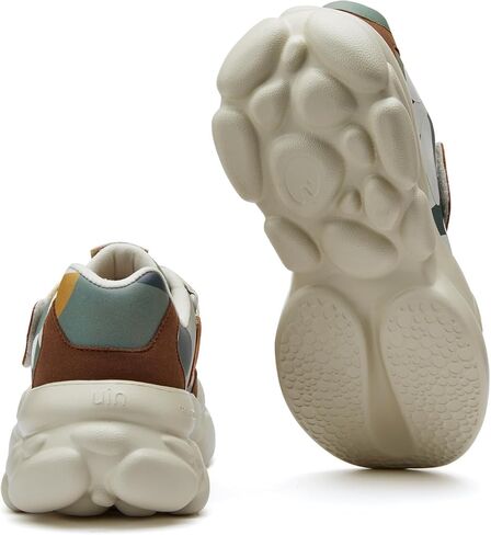 Uin Women's Chanky Fashion Sneakers Walking Nargall مريح الفن مصمم سفر Dad Shoes Ronda in Saudi Arabia