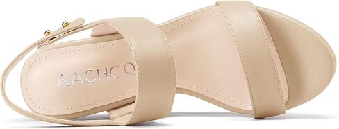 Aachcol Womens Ankle Strap Platform Wedge Sandals Open Toe High Heel Wedges Party Dress Summer Shoes 3.9 Inches Heels in Saudi Arabia