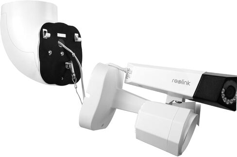 HOLICFUN EAVE MOUNT لإعادة تدوير CAMERA CAMERATE POE - أبيض in Saudi Arabia