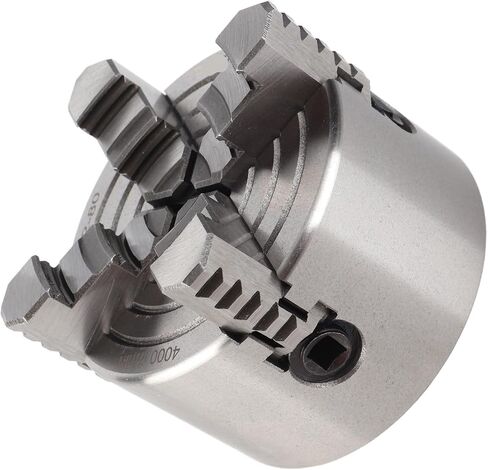 Hztyyier K72-80 4 -Jaw Metal مخرطة تشاك - مخرطة عكسية لآلة الدوران - أجزاء لمعالجة المعادن in Saudi Arabia
