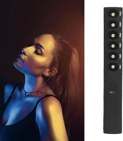 fosa Portable Color Temperature Lamp Stick, Professional Light Wand Photography Light Wand, Rechargeable 2700K-6000K 6 Modes for Video Photography Lighting Design in Saudi Arabia