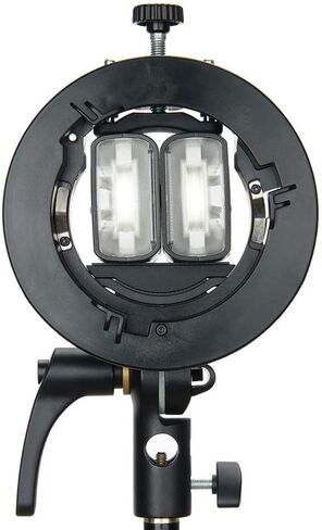 Godox V100 N V100-N Flash for Nikon, 2.4G 100W TTL Speedlite HSS 1/8000S, Touchscreen Control, with S2 Speedlite Bracket S-Type Bracket Compatible for Nikon Camera(USA Version) in Saudi Arabia