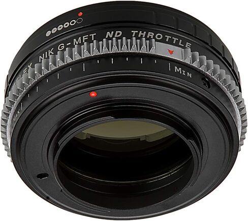 Fotodiox Vizelex Cine ND Throttle Lens Adapter متوافق مع عدسات Nikon G على كاميرات Micro Four Four ، (Nikg-Mft-Ndthrtl-Cine) in Saudi Arabia