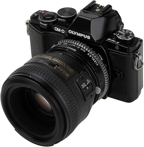 Fotodiox Vizelex Cine ND Throttle Lens Adapter متوافق مع عدسات Nikon G على كاميرات Micro Four Four ، (Nikg-Mft-Ndthrtl-Cine) in Saudi Arabia