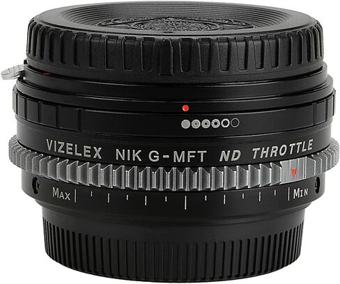 Fotodiox Vizelex Cine ND Throttle Lens Adapter متوافق مع عدسات Nikon G على كاميرات Micro Four Four ، (Nikg-Mft-Ndthrtl-Cine) in Saudi Arabia