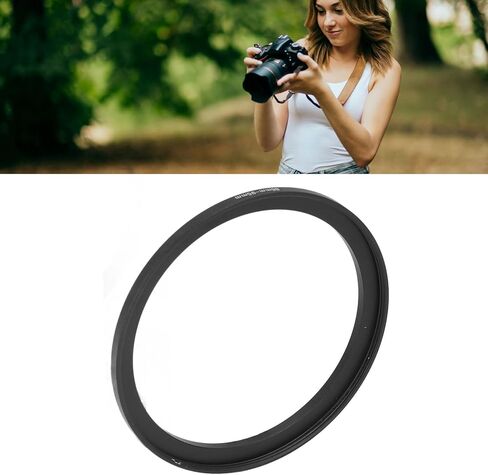Tangxi 86mm to 95mm Ring Lens Adapter Ring ، حلقات مرشح عدسة الكاميرا الألومنيوم ، حلقة محول تصفية العدسات الصوتية للتصوير الفوتوغرافي in Saudi Arabia