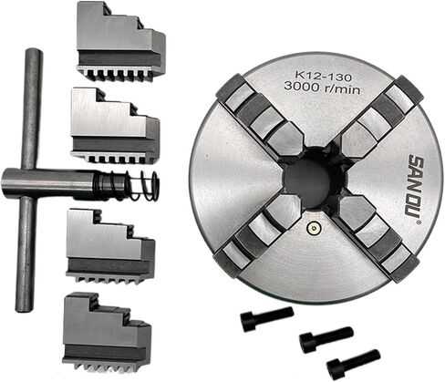 130 مم تشاك مخرطة Sanou 4 Jaw Confering Chuck K12-130 Precision Scroll Chuck in Saudi Arabia