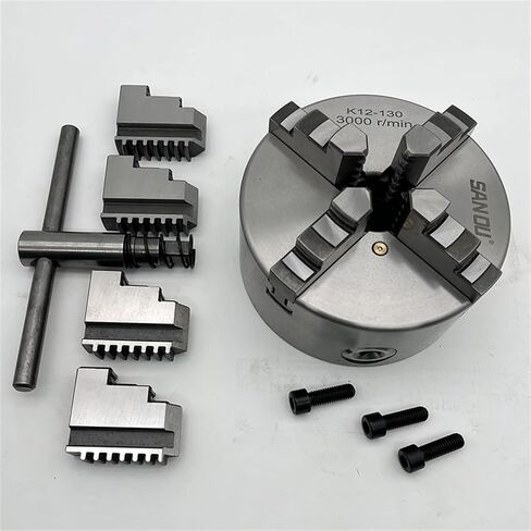 130 مم تشاك مخرطة Sanou 4 Jaw Confering Chuck K12-130 Precision Scroll Chuck in Saudi Arabia