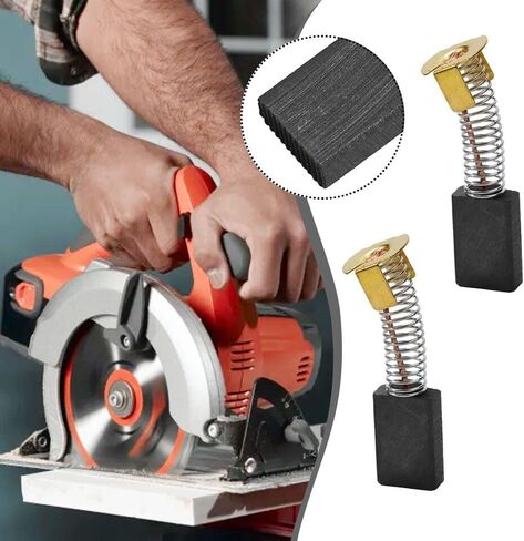 2 X Replacement Fit for Skil 77 Skilsaw-Saw HD77 Carbon Motor Brushes Brush-Parts in Saudi Arabia