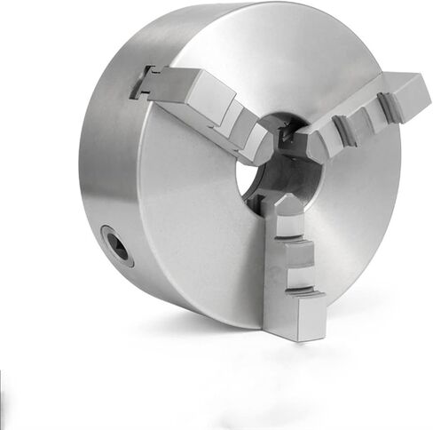 4-Inch 4-Jaw Self-Centering Chuck Set K11/200 Three-jaw Self-Centering Three-Grab Chuck Lathe Precision Chuck Jaws with 1-Inch x 8TPI Thread in Saudi Arabia