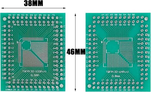 Cermant 35 قطعة 7 القيم PCB بروتو لوحات SMD إلى DIP محول لوحة محول SOP SSOP TSSOP SOP 8 MSOP 10 SOP 14 SOP 16 SOP 20 SOP 24 SOP 28 in Kuwait