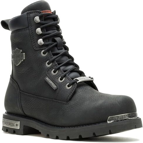 Harley-Davidson Men's Prescott Prackproof Black Motorcycle Boots D96135 in Kuwait