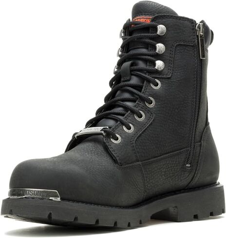 Harley-Davidson Men's Prescott Prackproof Black Motorcycle Boots D96135 in Kuwait