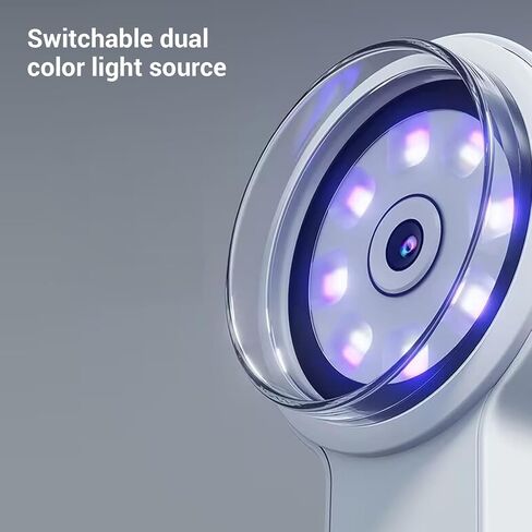 يونسيتي 200x تكبير المجهر الرقمي مع ضوء LED ، 16 مصابيح LED ، شاشة 2 بوصة ، يدعم الذاكرة حتى 4 تيرابايت ، زجاج مكبرة محمولة لمراقبة الطبيعة ، تقييم المجوهرات (أبيض) in Saudi Arabia