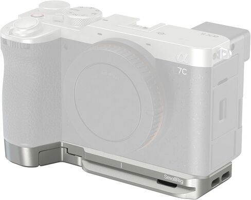 Smallrig A7C II/A 7CR اللوحة الأساسية مع فتحة لركوب الهوائية ، متوافقة فقط مع Sony Alpha 7C II/Alpha 7CR ، لوحة تركيب مع لوحة سريعة الإفراج عن مقبس ARCA/QD (SLOT) (Silver) in Saudi Arabia