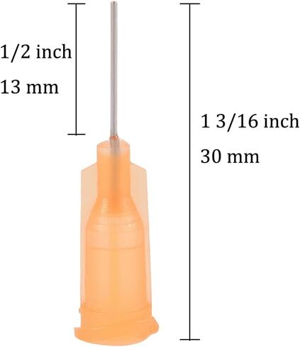 100pcs 18 Gauge 1/2" Green Blunt Dispensing Needles Syringe Needle Green in Kuwait