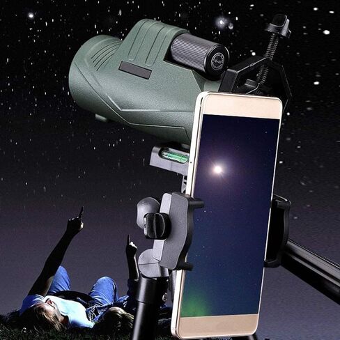 10 × 42 HD مضغوط مع رؤية ليلية حياة مقاومة للماء BAK4 PRISM FMC Lens أحادي مع محول الهاتف الذكي لمشاهدة الطيور in Kuwait