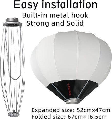 IFOOTAGE LED Video Light 130W SL1 130BNA Bundle Verision,Bi-Color Photography Lighting with 19.7"/50cm Soft Box,2700-6500K Continuous Output Lighting,Portable Video Lighting for Video Recording,Studio in Saudi Arabia
