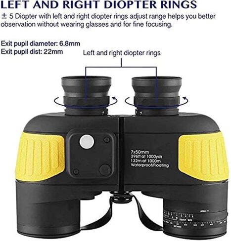 Monoculars Telescope High Power Telescope,7X50 Binoculars with Rangefinder, High Power Waterproof, BAK4 Prism, Lens, Compact with Binoculars for Outdoor Binoculars in Saudi Arabia