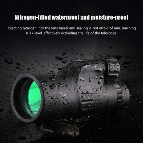 Monoculars Telescope High Power Telescope 10x50 Mini Coordinate Ranging Low-Light Nitrogen Waterproof Travel Outdoor Telescope Connect Mobile Phone for Adult Bird Watching Outdoor Binoculars in Saudi Arabia