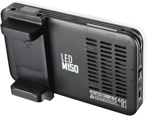 Godox LEDM150 ضوء فيديو الهاتف المحمول ضوء درجة حرارة اللون 5600K ، CRI 95+ TLCI 94+ ، 10 ٪ -100 ٪ تعديل السطوع ، 150 حبات LED ، USB قابلة للشحن ، مع 1/4 "واجهة من النوع L-Type حامل. in Saudi Arabia