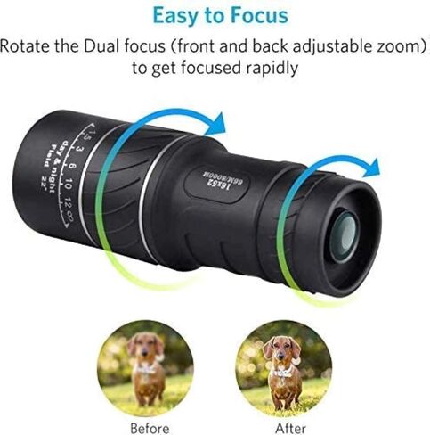 Monoculars Telescope High Power Telescope,16X52 High Power Monocular for Wildlife Bird Watching Camping Travelling Wildlife Binoculars in Saudi Arabia