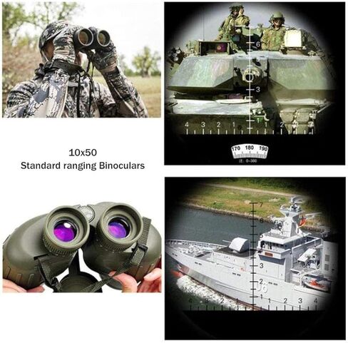Monoculars Telescope High Power Telescope,10x50 Marine Binoculars with Compass, Coordinate Ranging for Bird Watching Binoculars in Saudi Arabia