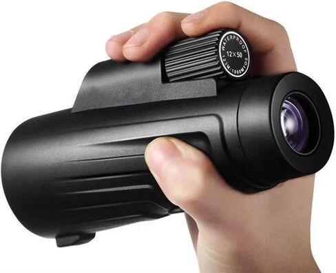 , 12X50 High Power Telescope Monocular with Smartphone Holder & Tripod for Bird Watching, Hunting, Camping, Travelling, Scenery in Saudi Arabia