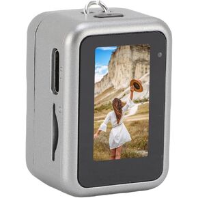 Yunir Mini Keychain Camera 1080P, Small Digital Camera with 64GB Card, 2MP Portable Vlogging Camcorder for Travel (Black) in Saudi Arabia