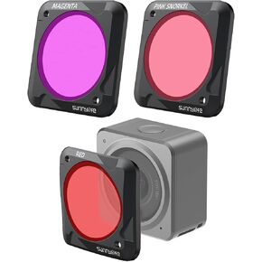 مجموعة مرشحات أكشن 2 لملحقات كاميرا DJI Osmo Action 2 ND UV CPL MCUV ND-PL مجموعة مرشح عدسة مغناطيسية للغوص (NGOA2-FI90) in Kuwait