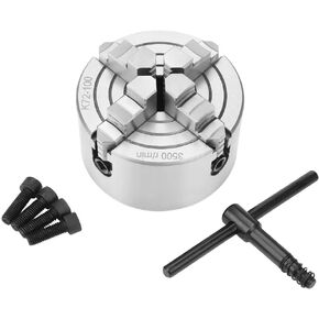 SANOU K72-100 4-Jaw Independent Metal Lathe Chuck Turning Machine Accessories for Woodworking in Kuwait