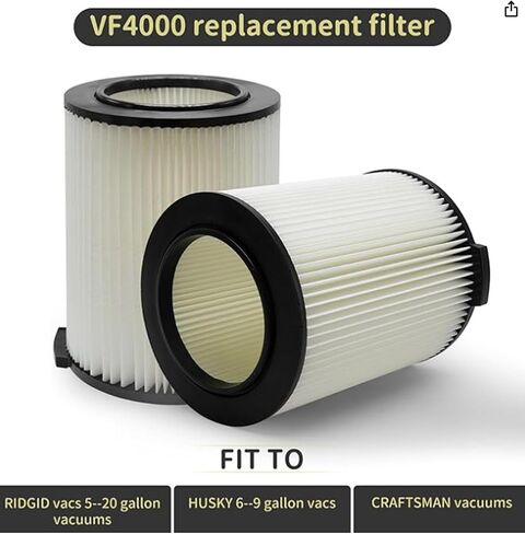 امسح مرشح استبدال Air CTA VF4000 متوافق مع فراغات رطبة/جافة Ridgid التي تستخدم مرشح الاستبدال VF4000-72947 in Saudi Arabia