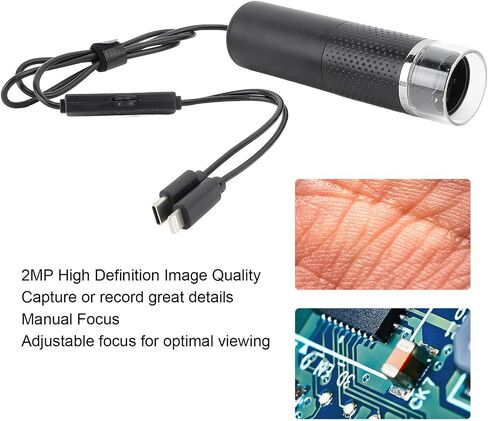 مجاهر USB محترفة عالية الدقة 1600x الكاميرا المجهرية الرقمية تكبير للبالغين للأطفال Android iOS in Saudi Arabia