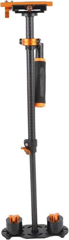 Yunseity DSLR Camera Stabilizer, DSLR Video Camera Stabilizer High Strength Carbon Fiber Lower Strong Loading Plug and Play with 3 Axles Handle for Live Broadcast in Saudi Arabia