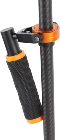 Yunseity DSLR Camera Stabilizer, DSLR Video Camera Stabilizer High Strength Carbon Fiber Lower Strong Loading Plug and Play with 3 Axles Handle for Live Broadcast in Saudi Arabia