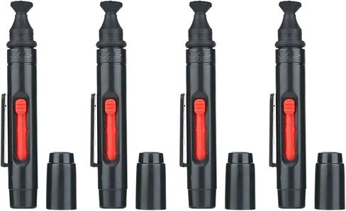 4Pcs Lens Glasses Cleaning Pen, 3 in-1 Designed Cleaning Brush for Camera Lens Cleaning, Optical Lens, Glasses Cleaning in Saudi Arabia