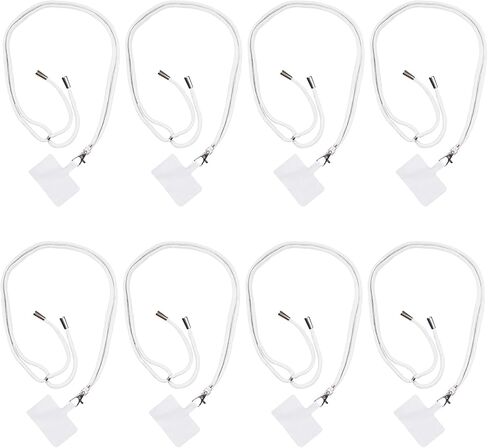 8 قطع من حامل الهاتف الخلوي حول الرقبة، حزام هاتف حول الجسم قابل للتعديل، حبل للهاتف الخلوي، حبل للهاتف الخلوي، حبل سميك للهاتف الخلوي (8 ألوان) in Kuwait