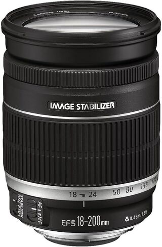 Canon EF-S 18-200mm f/3.5-5.6 هي عدسة تكبير قياسية لكاميرات Canon DSLR-Market Market Non Lens in Saudi Arabia