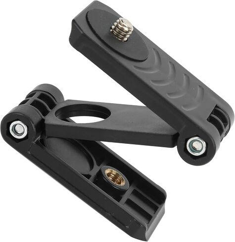 Z Tilt Head Camera Tripod Mounting Plate Compact Lightweight Portable Adjustable Angles for Photography Enthusiasts Black ABS Plastic 31g in Saudi Arabia