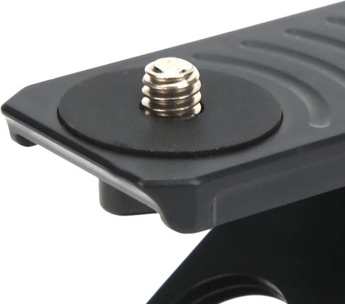 Z Tilt Head Camera Tripod Mounting Plate Compact Lightweight Portable Adjustable Angles for Photography Enthusiasts Black ABS Plastic 31g in Saudi Arabia
