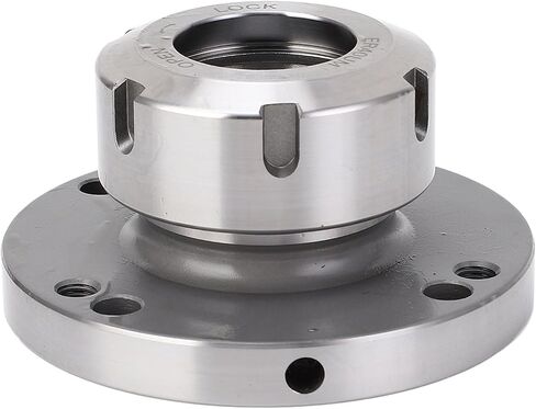 Qiilu ER40 Collet Chuck, Carbon Steel Lathe Chuck, 100mm Diameter Clamping Holder for Milling Machines in Saudi Arabia