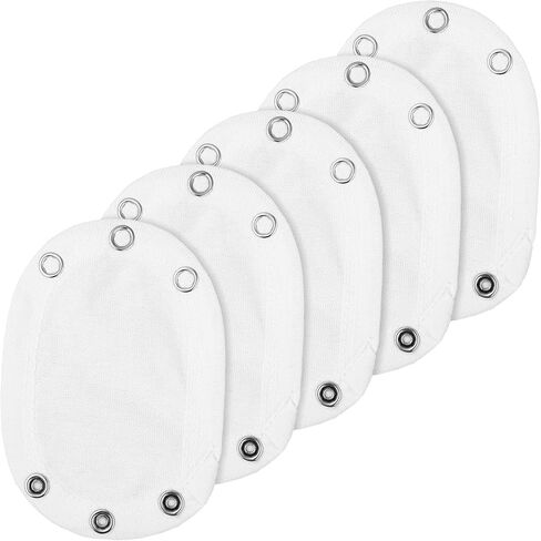 Lifkome Baby Bodysuit Extender تمديد دعوى تسلق قابلة للتعديل للبنين والبنات موسع القطن الناعمة الممتدة المثالية للأطفال الأبيض in Saudi Arabia