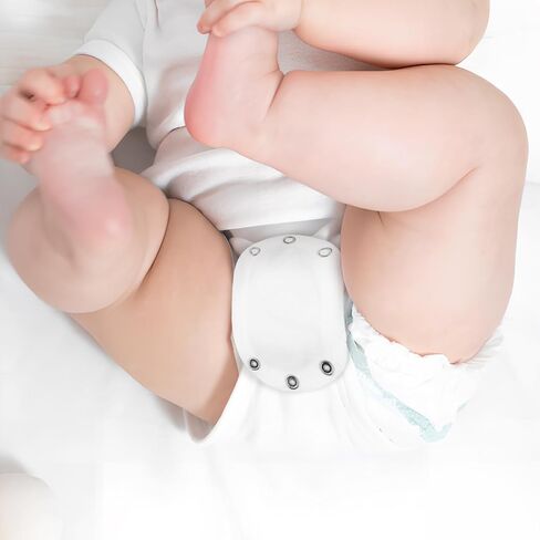 Lifkome Baby Bodysuit Extender تمديد دعوى تسلق قابلة للتعديل للبنين والبنات موسع القطن الناعمة الممتدة المثالية للأطفال الأبيض in Saudi Arabia