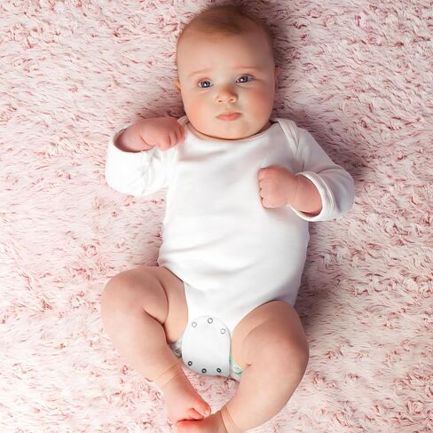 Lifkome Baby Bodysuit Extender تمديد دعوى تسلق قابلة للتعديل للبنين والبنات موسع القطن الناعمة الممتدة المثالية للأطفال الأبيض in Saudi Arabia