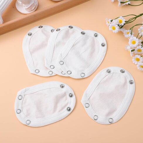 Lifkome Baby Bodysuit Extender تمديد دعوى تسلق قابلة للتعديل للبنين والبنات موسع القطن الناعمة الممتدة المثالية للأطفال الأبيض in Saudi Arabia